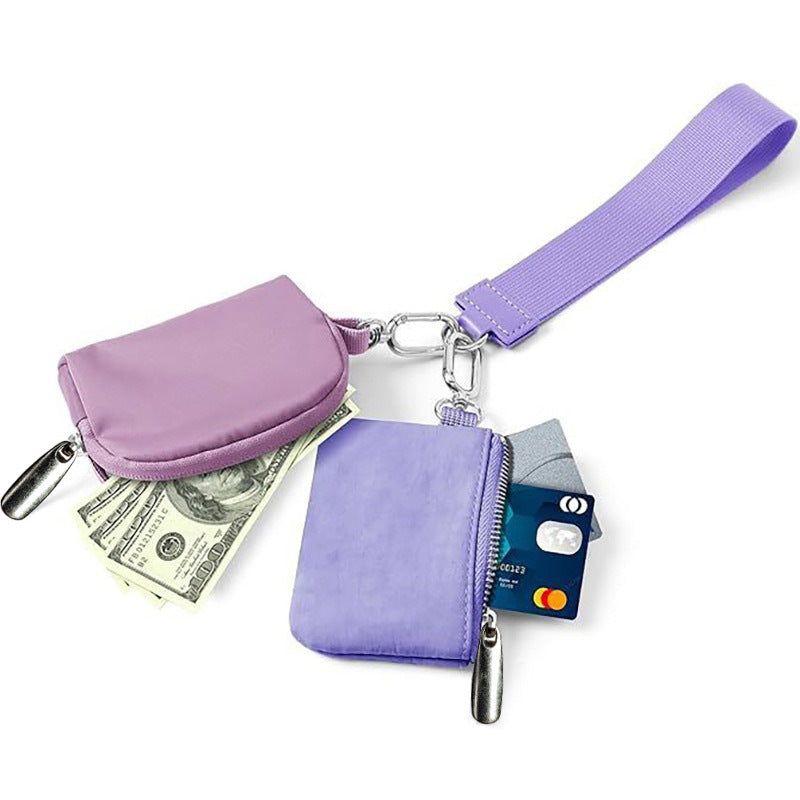 Wholesale Macaron Color Fresh Sweet Miko Coin Keychain